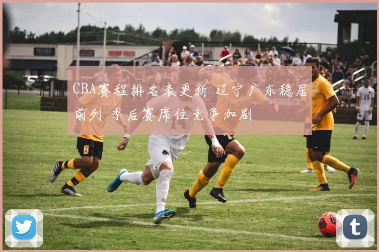 CBA赛程排名表更新 辽宁广东稳居前列 季后赛席位竞争加剧